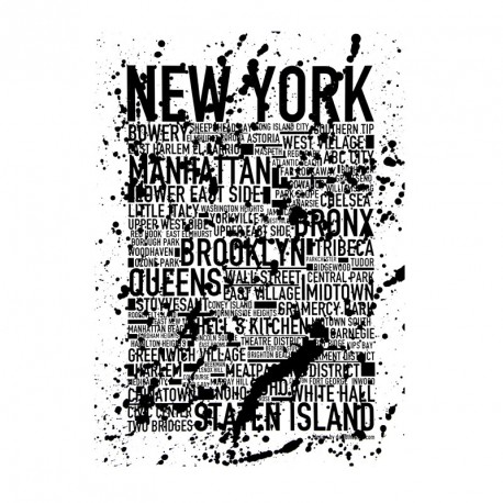 New York Splash Poster